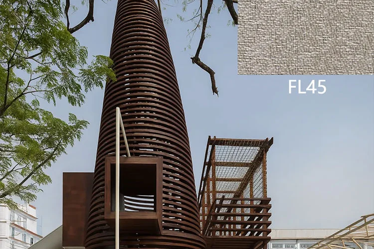 Jardin de salle de sport et aire de jeux