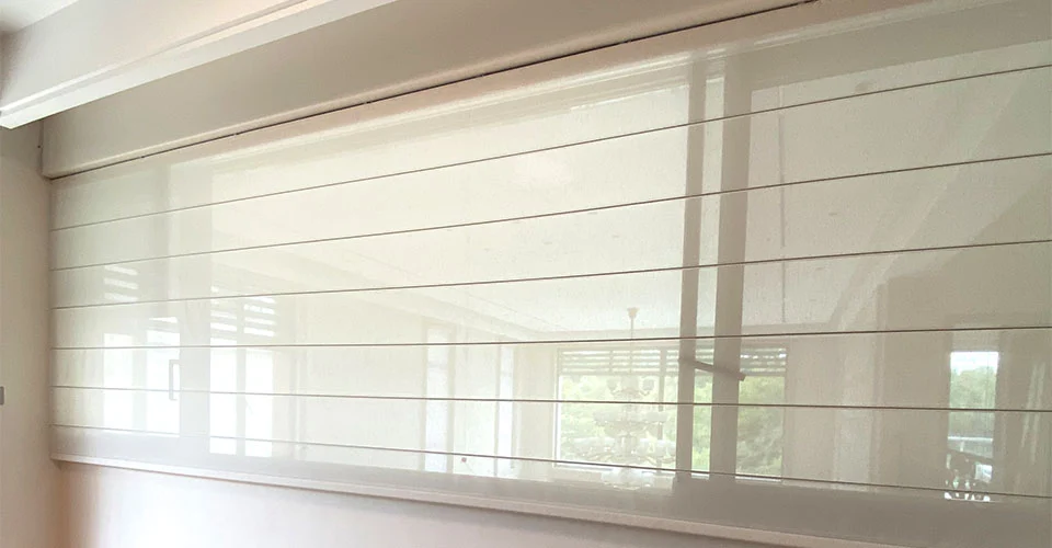 Tissu romain avec protection solaire